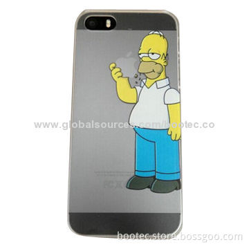 Ultra Thin Cartoon, Eatting Apple TPU Case for iPhone 5/5S/Adapts IMD/IML Technology/Accept OEM/ODM